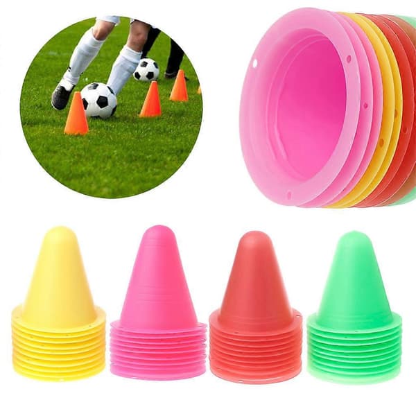 10 st Skate Marker Koner Rullfotboll Fotboll Träningsutrustning Markeringskopp Multi