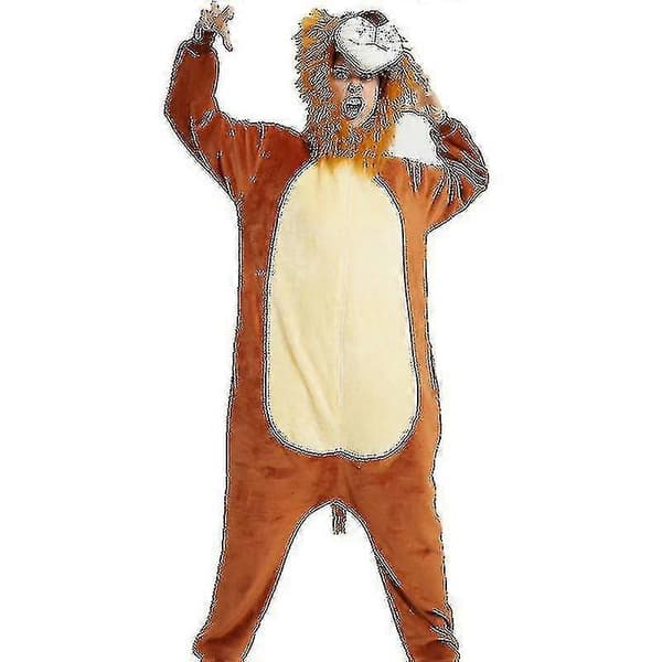 Lejonpyjamas Djur Onesie Enhörningspyjamas Pegasus Kostym Kigurumi Pyjamas Cosplay yyds M