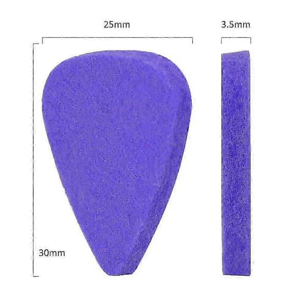 Ukulele Picks Filtplektrum för Ukulele och Gitarr, 8 stycken Gitarrplektrum, Flerfärgad As shown