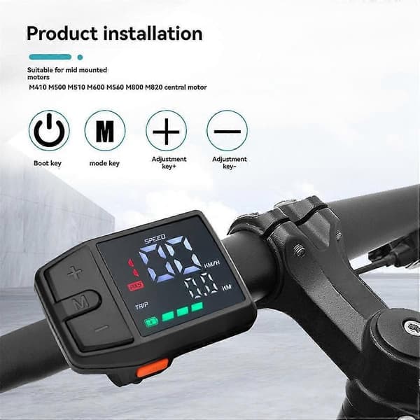 DZ41 E-Bike LCD Display Farve LCD Dashboard til Centermotor CAN Protokol M410 MSOO MS10 MEOO MS60 M800 M820