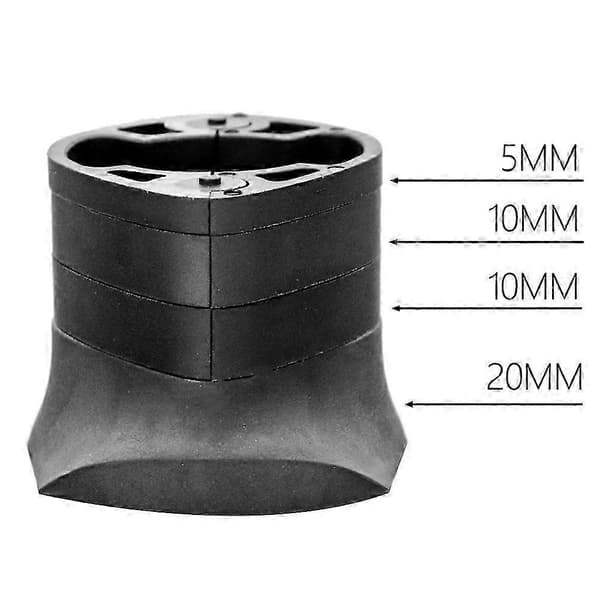 Til de fleste F-serie Aero Headset Skive Afstandsstykke Sæt Black