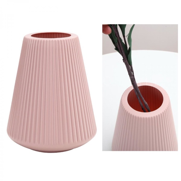 Plastvas Imitation Keramik Blomvaser Dekorativ Används för hemmakontor Hotellrestaurang Bröllopsinredning