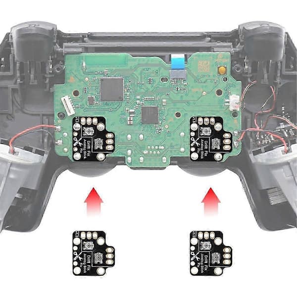 10 st Gamepad Joystick Drift Reparationskort Kontroll Analog Tumstick Drift Fix Mod för //X,A