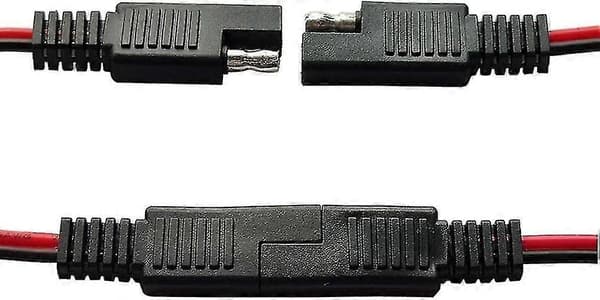 [RM]Sae Y Sae 1 til 2 Splitter Forlængerkabel, 14awg Strøm Forlængerkabel Adapter Sae Stik Solpanel Forlængerkabel Splitter Stik, 30cm