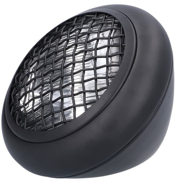 [RM]120W 6in Round Headlight Retro Style Bright Front Light with Grill Cover Universal for Motorcycle