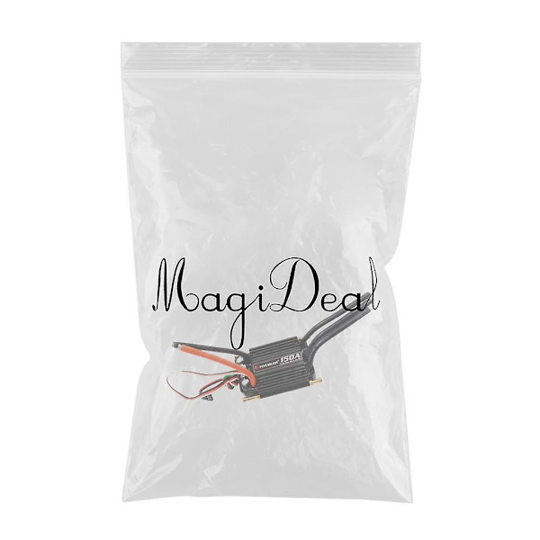 [RM]FlyMonster 150A vanntett børsteløs ESC m/ SBEC RC båtmotor hastighetskontroll Musta