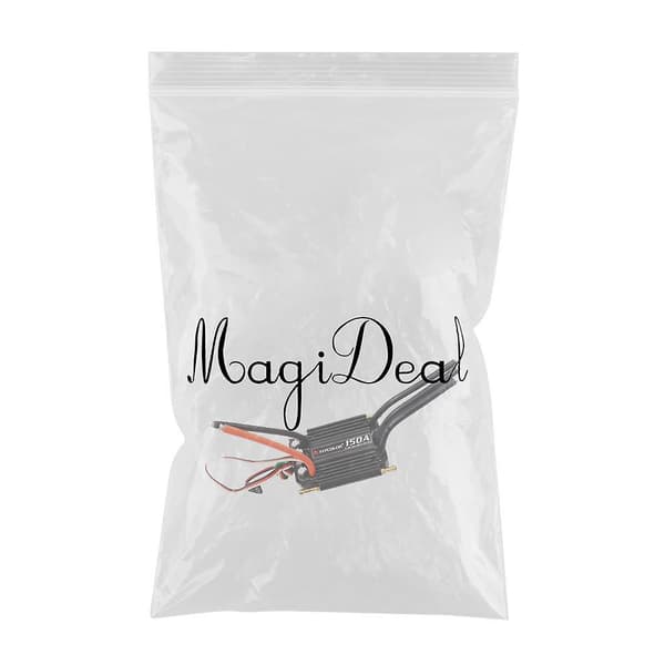 [RM]FlyMonster 150A vedenpitävä harjaton ESC SBEC RC-venemoottorin nopeudensäädöllä Musta