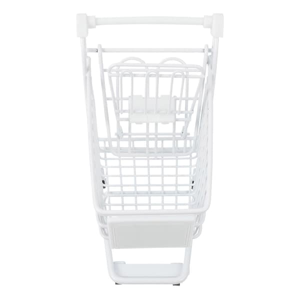 Mini Shopping Handcart Metallvagn för dekoration