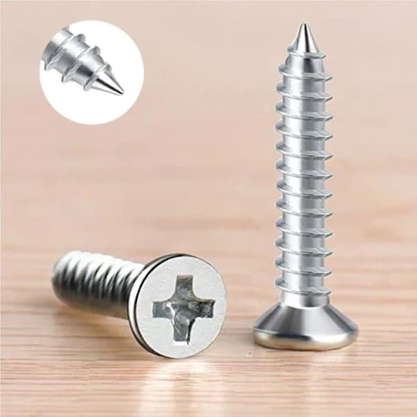 800 Pcs M2 Self-Tapping Screws, Stainless Steel Self-Tapping Screws, Carbon Steel Self-Tapping Screws, for Electronics, A[RM]