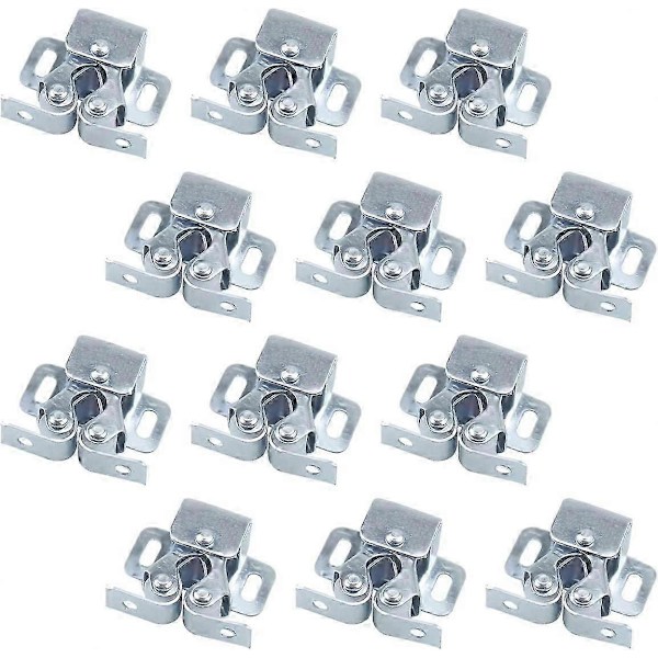 12 Double Roller Catches for Smooth Cabinet and Swing Door Function