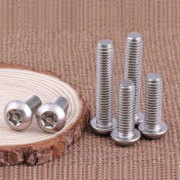 [RM]304 Rostfria Stöldskydd Torx Säkerhetsskruvar M5x30mm (10st)