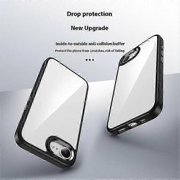 FULEXIN 16e Deksel, Anti-fall TPU + PC Krystallklart Telefondeksel Grey