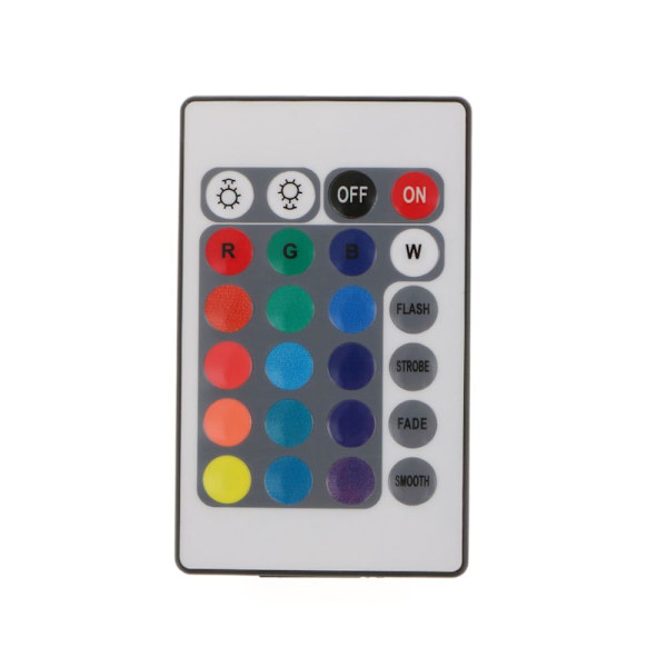 Batteridriven rund skärm rgb flatbäddsställ med fjärrkontroll 20cm