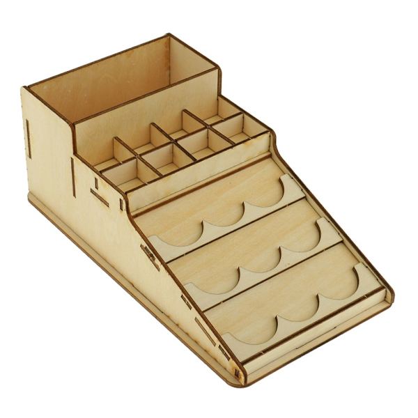 Trä Epoxy Verktygsförvaring Hållare Penslar Ställ Modell Organizer #1