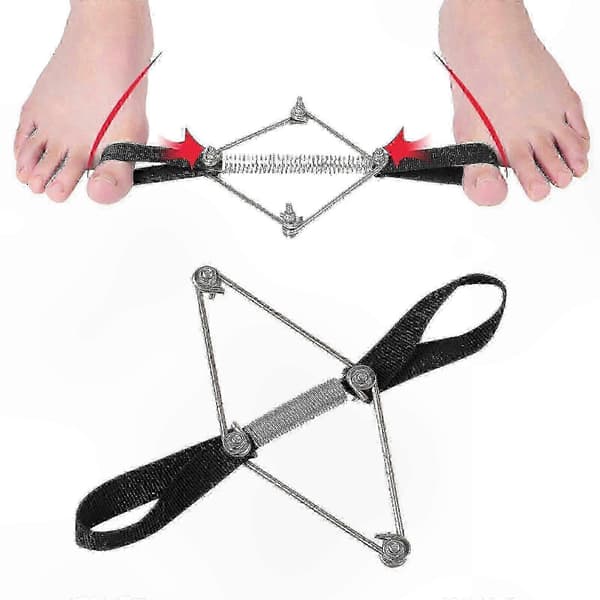 Tåjusteringsstøtte til genoptræning og træning af Hallux Valgus