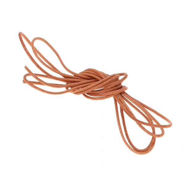 1m Rund Läder Tråd för Kumihimo Smycken Armband