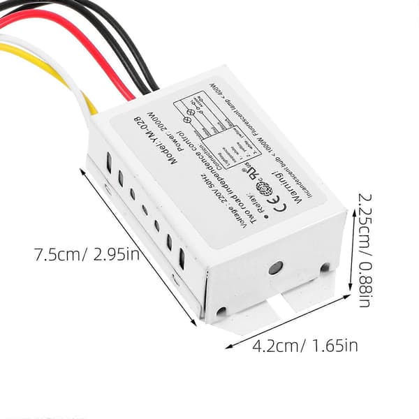 Digital Switch 2 Kanal til Lampekontrol 220V til Let Brug
