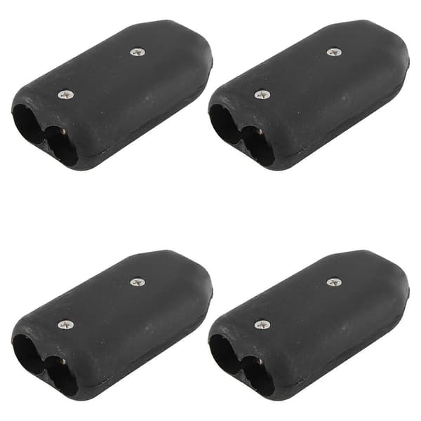 4 stk. 5/8 tommer rebstrammere Store genanvendelige rebstrammere Sorte plastrebforbindelsesklemmer Velegnet til Black