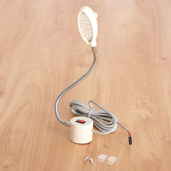 220V symaskinslampa LED justerbar symaskinsdelar tillbehör 19 LED
