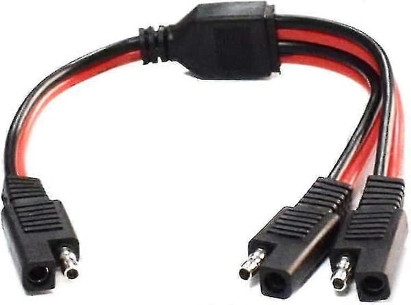 [RM]Sae Y Sae 1 till 2 Splitter Förlängningskabel, 14awg Ström Förlängningskabel Adapter Sae Plugg Solpanel Förlängningskabel Splitter Anslutning, 30cm