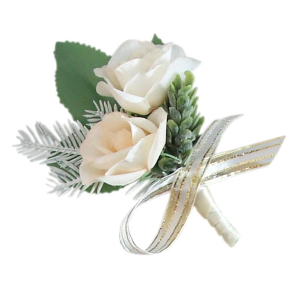 Boutonniere Corsage Bröllopsnål Brud Brosch