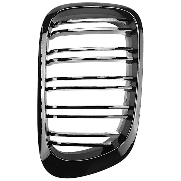 [RM]2 par blank sort dobbeltribbet grill M-stil modificeret bageste sorte grill til E46 2 døre