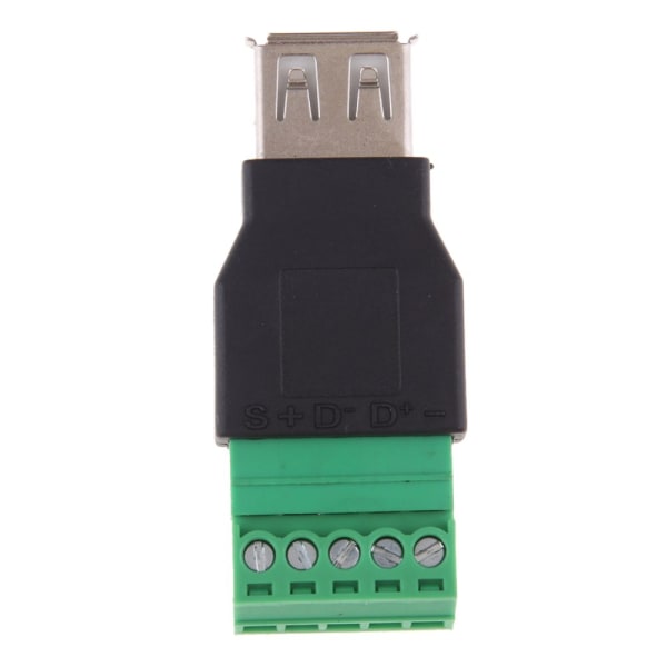 Skruva honanslutning USB kontakt