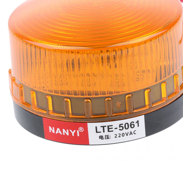 AC220V Blå Gul Varningsljus Strobe Beacon Alarm Signal Ljustorn - LED