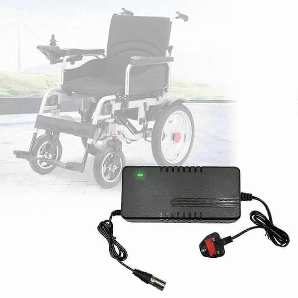 Universell 24V 5A laddare för elscootrar, rullstolar, hoverboards och cyklar