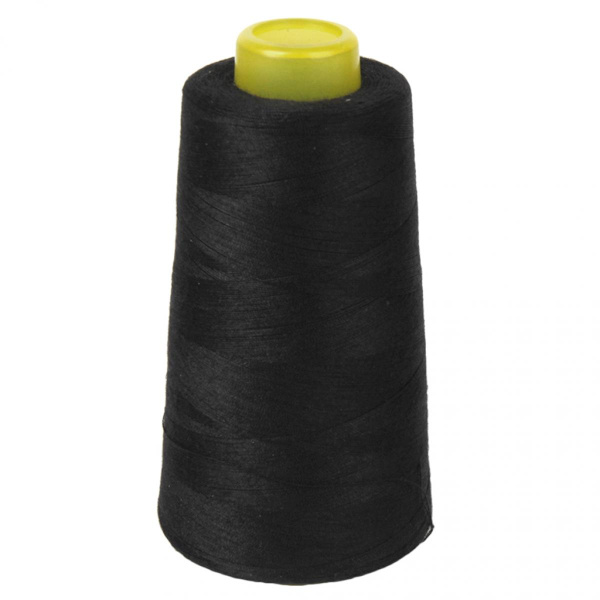 Polyester Sytråd Spole För Symaskiner 40/2 Svart