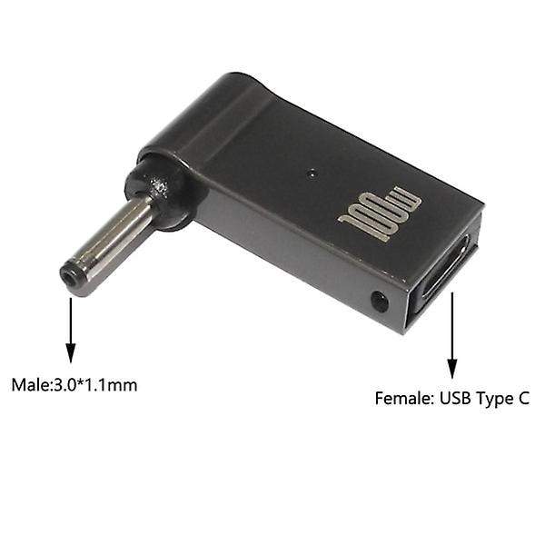 100W USB Typ C Snabbladdningsadapterkontakt Universell USB C Laptop Laddare Konverterare For Lenovo Thinkpad