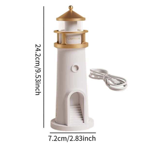 [RM]Dimbar sänglampa för vardagsrum, camping, present White 7.2cmx24.2cm
