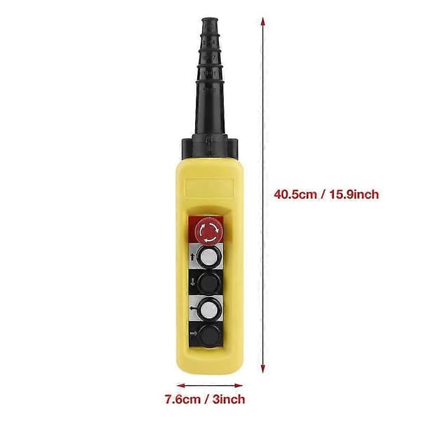 Crane Chain Hoist Push Control Switch Xac-a4713 Lifting Push Button Switch 4 Buttons