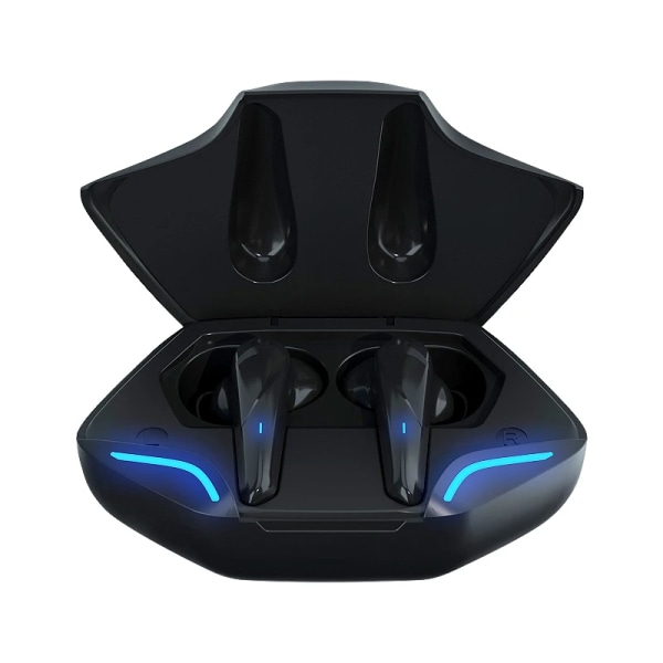 X15 TWS Trådlösa hörlurar 5.3 bluetooth hörlurar 65ms Låg Latency Earbud Esport Gaming Headset Gamer med mikrofon för xiaomi iphone x15 pro black