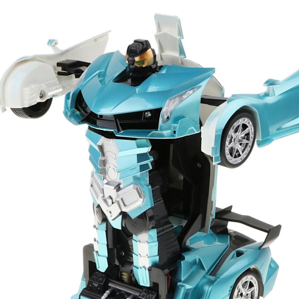 1:12 2-i-1 Geststyrd RC Racingbil Transformerande Robot Leksak Present E