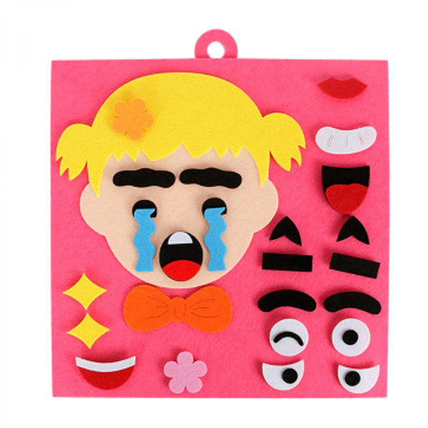 Emotion Change Pussel Pedagogiska leksaker för barn lärande leksaker
