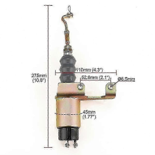 24V Motorstoppsolenoid for RSV1751, SA-3765-24 Erstatning