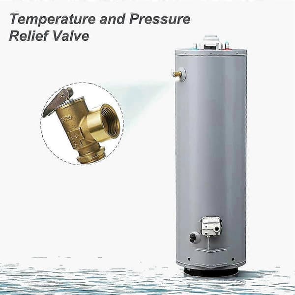 RV sikkerhedsventil 3/4\" NPT 150PSI til vandvarmer Gold