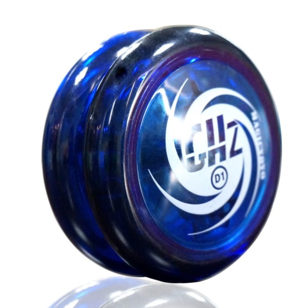 D1 Spin Ball Professional Rolling YoYo Storlek E Med String Blue