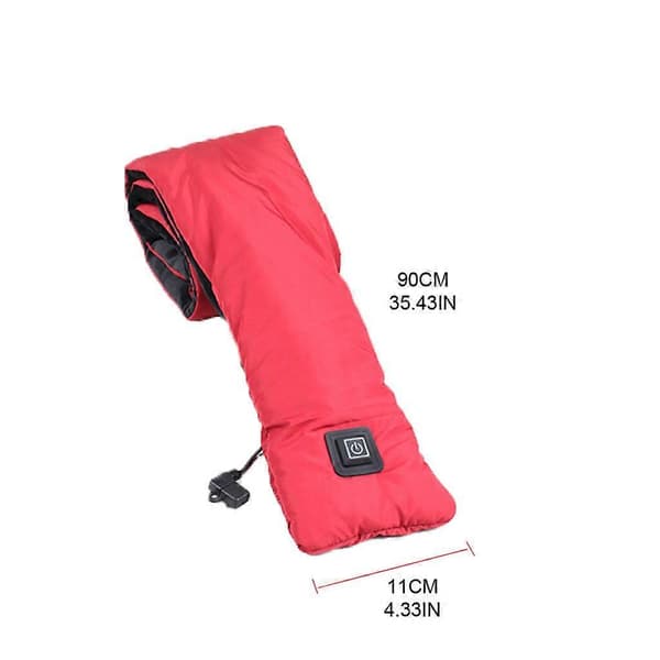 Vinter Skjerf Oppvarmet Halsvarmer Varme Myke Skjerf Oppladbare for Menn og Kvinner Rosa pink