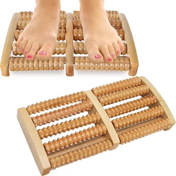 Foot massager / Foot massage - Wooden massage roller