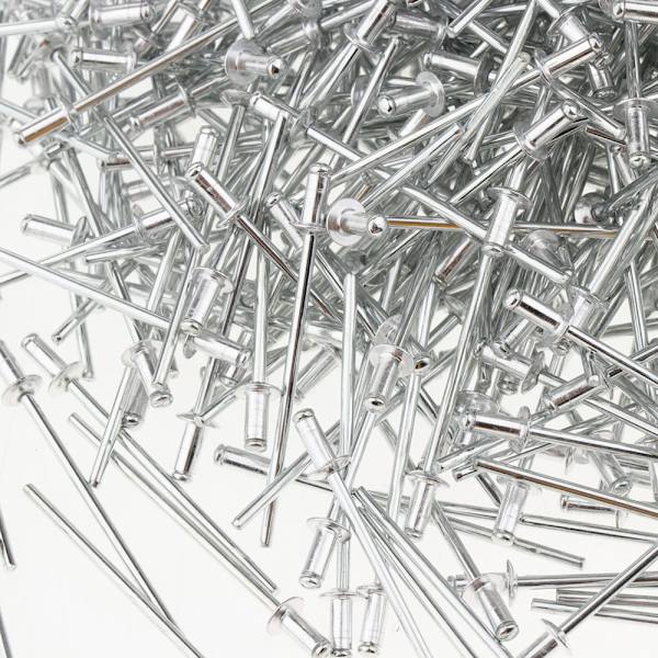 1000-PACK KUPOLHUVUD POP NITAR BLINDNITAR I ROSTFRITT STÅL 2,4 mm 2,4x5 mm