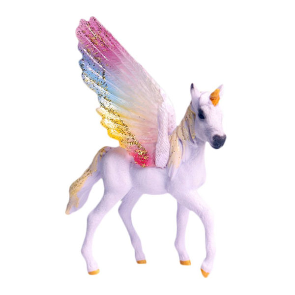 Fantasy Häst Modell Mytisk Pegasus Figurer Ornament Leksaker