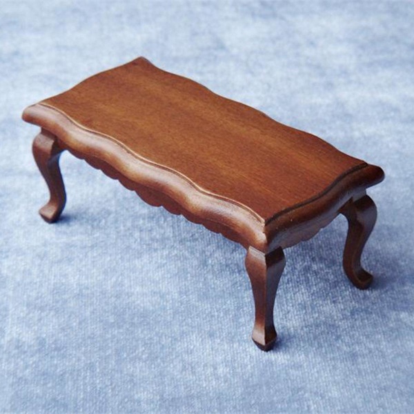 1:12 Dockskåpsmöbler Miniatyr Te Bord Soffbord Ornament Stil 3