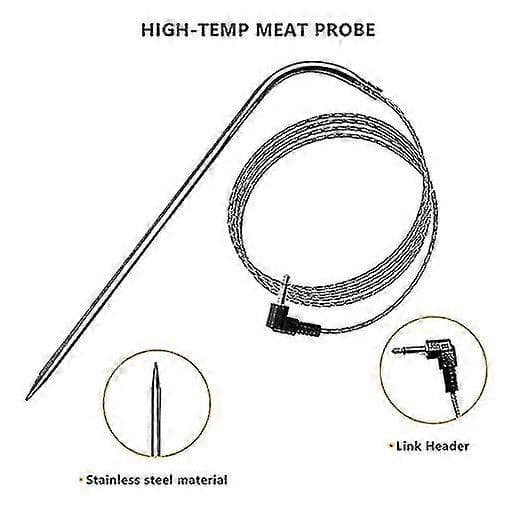 [RM]Replacement Compatible Pit Boss Temperature Probe 2-pack, Pellet Grills Meat Probes & Smoker Parts, BBQ Accessories, Waterproof 3.5mm Plug, With 2 Pcs