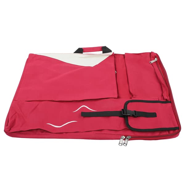 [RM]Painting Backpack Sketch Drawing Board 4k Multifunctional Art Waterproof Canvas Bag Red