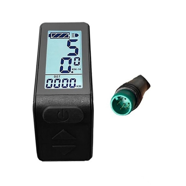 Ebike LCD Display Mini Meter KT-LCD4 Display Vattentät Kontakt För KT Controller Elcykel Konverteringskit (FMY)