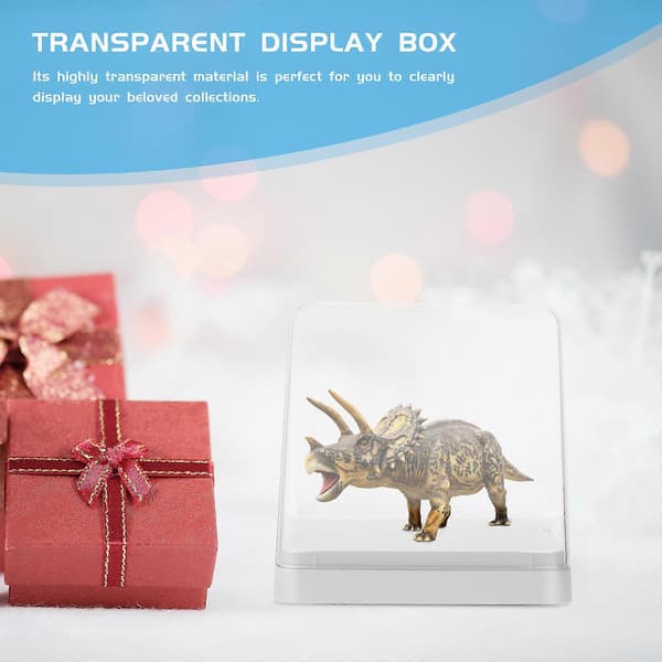 Displayfodral för förvaring Akryl Transparent Låda med Dammskydd