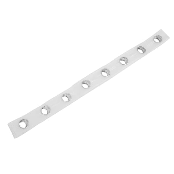3X 5M Maljer Gardinbånd 40 Ringer Tilbehør Søm Sølv Gardiner Persienner size