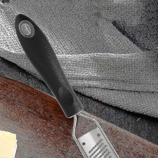 Osteriver med langt håndtak i rustfritt stål, sitruszester, skarpt sitronzesterverktøy for sjokolade